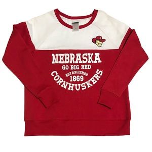 Vintage Nebraska Cornhuskers Sweatshirt Go Big Red Size Women’s SP